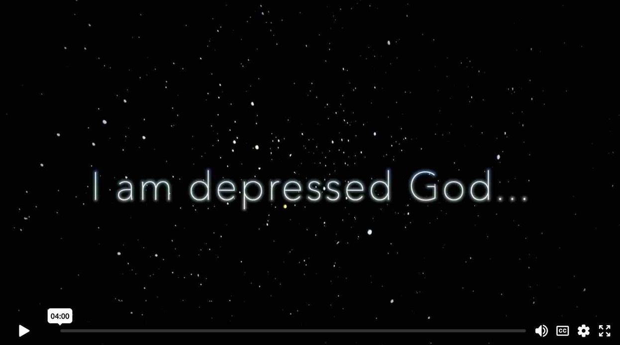 I am depressed God